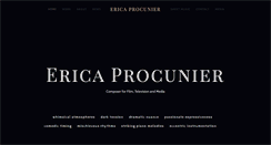 Desktop Screenshot of ericaprocunier.com
