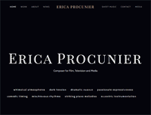 Tablet Screenshot of ericaprocunier.com